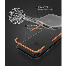 Rock ® Apple iPhone X / XS High-Drop Crash-Proof Ultra Guard Series Three-Layer Protection TPU Back Cover