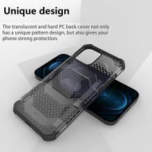 VAKU ® For Apple iPhone 12 Pro Max Fusion Series Shockproof Hard Matte TPU + PC Back Cover