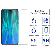 Dr. Vaku ® Xiaomi Redmi Note 8 2.5D Ultra-Strong Ultra-Clear Full Screen Tempered Glass-Transparent