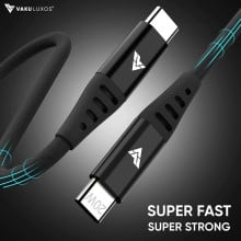 DR VAKU ® DuraTuff USB C to USB C Power Delivery Fast Charging Data Sync Cable for iPhone 15 Series