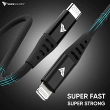 DR VAKU ® DuraTuff USB-C to Lightning Power Delivery Fast Charging Data Sync Cable for iPhone