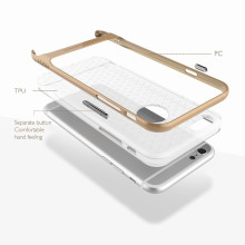 Rock ® Apple iPhone 6 / 6S Royle II Ultra-thin Dual Metal Finish Translucent Soft / Silicon Case