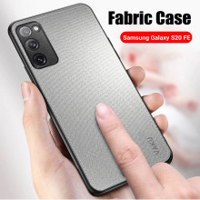 Vaku ® Samsung Galaxy S20FE  Luxico Series Hand-Stitched Cotton Textile Ultra Soft-Feel Shock-proof Water-proof Back Cover