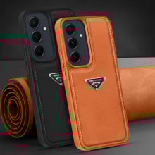 Vaku Luxos ® Samsung Galaxy A35 5G Nyxen Premium Leather Stitched Soft Shockproof Protective Back Cover