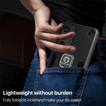 Vaku ® Samsung Galaxy A24 4G Valor Military Grade Armor Case with Built-in Kickstand Shockproof Back Cover