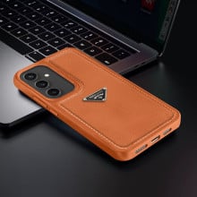 Vaku Luxos ® Samsung Galaxy S23 FE Nyxen Premium Leather Stitched Soft Shockproof Protective Back Cover