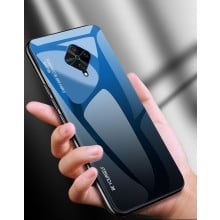 VAKU ® Vivo S1 Pro Dual Colored Gradient Effect Shiny Mirror Back Cover