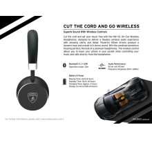 Lamborghini ® Diablo NW01 On-Ear Headphones Wireless Bluetooth Headset