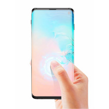 Dr. Vaku ® Samsung Galaxy S10 Plus 5D Curved Edge Ultra-Strong Ultra-Clear Full Screen Tempered Glass-Black