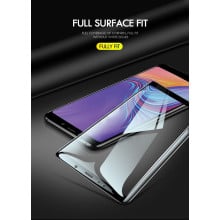 Dr. Vaku ® Samsung Galaxy A8 (2018) 5D Curved Edge Ultra-Strong Ultra-Clear Full Screen Tempered Glass