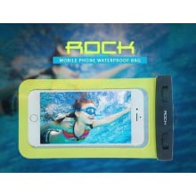 Rock ® Universal upto 5.5" Waterproof Lock Sealed Soft Silicon TPU Bag Pouch Case