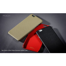 Rock ® Apple iPhone 6 / 6S Jazz Series Lychee Grain Genuine Leather Back Cover