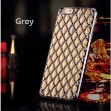MeePhone ® For Apple iPhone 6 Plus / 6S Plus Diamond Cube 4D Reflective Luxury Gold Electroplated Soft TPU Gel Back Cover