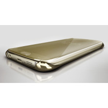 Vaku ® Samsung Galaxy A3 (2016) Mate Smart Awakening Mirror Folio Metal Electroplated PC Flip Cover