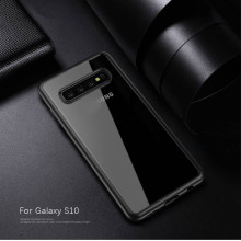 Vaku ® Samsung Galaxy S10 Plus Wanchi Series Electroplated Shine Bumper Finish Full-View Display Soft TPU Back Cover