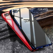 Vaku ® VIVO Y69 CAUSEWAY Series Top Quality Soft Silicone 4 Frames + Ultra-thin Transparent Cover