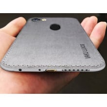 Vaku ® Oppo F7 Luxico Series Hand-Stitched Cotton Textile Ultra Soft-Feel Shock-proof Water-proof Back Cover
