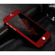 Vorson ® Apple iPhone 6 / 6S 5D JARL Electroplating Front + Back Case + Tempered Glass Screen Protector
