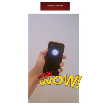 VAKU ® Apple iPhone X / XS LED Light Iron-man Illuminated Logo 3D Designer Case Back Cover