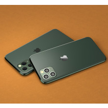 Vaku ® For Apple iPhone 11 Pro 1:1 Logo Chrome Line Back Cover