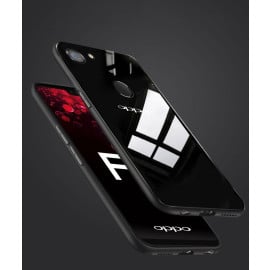 Vaku ® OPPO F7 Club Series Ultra-Shine Luxurious Tempered Finish Silicone Frame Thin Back Cover