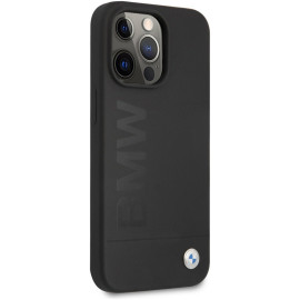 BMW ® For iPhone 13 Pro Max Official Racing Silicon Case BMW Logo Limited Edition Back Cover - Black