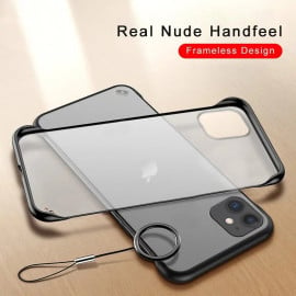 Luxos ® For Apple iPhone 11 Rimless Semi Transparent Cover (Ring not Included)