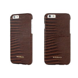 Bushbuck ® Apple iPhone 6 / 6S Lizard Textured Design Premium Leather Back Cover