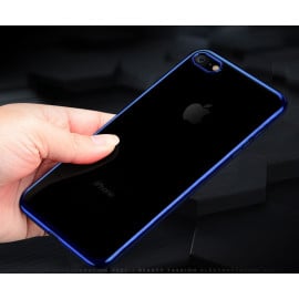 Vaku ® Apple iPhone 6 / 6S Wanchi Series Electroplated Shine Bumper Finish Full-View Display Soft TPU Back Cover
