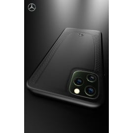 Mercedes Benz ® Apple iPhone 11 Pro Urban Collection Genuine Smooth Leather Back Cover
