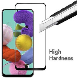 Dr. Vaku ® Samsung Galaxy S10Lite Full Edge-to-Edge Ultra-Strong Ultra-Clear Full Screen Tempered Glass- Black