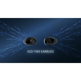Vaku ® Wireless X1D HD-STEREO Bluetooth 5.0 Earphones with EDR + Noise Cancellation