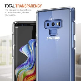 Vaku ® Samsung Galaxy Note 9 Bayer Series with Anti yellow + Anti explosion TPE Case Back Cover