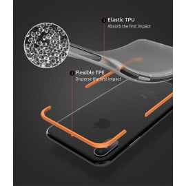 Rock ® Apple iPhone X / XS High-Drop Crash-Proof Ultra Guard Series Three-Layer Protection TPU Back Cover