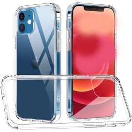 Vaku ® Apple iPhone 12 Crystal Series Transparent Hard Case Back Cover