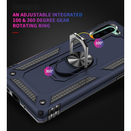 Vaku ® Samsung Galaxy Note 10 Hawk Ring Shock Proof Cover with Inbuilt Kickstand