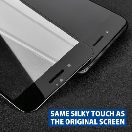 Dr. Vaku ® Xiaomi Redmi Go 5D Curved Edge Ultra-Strong Ultra-Clear Full Screen Tempered Glass-Black