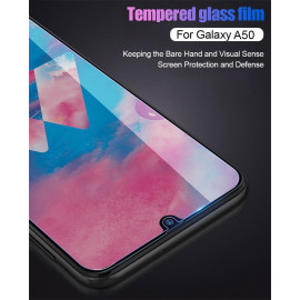Dr. Vaku ® Samsung Galaxy A70S 5D Curved Edge Ultra-Strong Ultra-Clear Full Screen Tempered Glass-Black