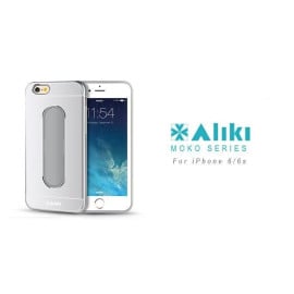 Aliki ® Apple iPhone 6 / 6S Moko Series Aircraft Grade Aluminium Metal Case with Press Button Stand Back Cover