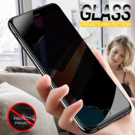 Dr. Vaku ® For iPhone XR Anti-Peeping Light Reflecting Privacy Full Screen Tempered Glass
