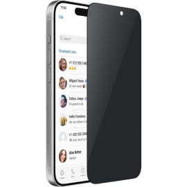 Vaku ® Apple iPhone 16 Privacy Screen Protector Anti Scratch Anti-spy Protection Tempered Glass