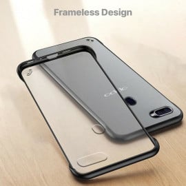 VAKU ® Oppo F9 / F9 Pro / Realme 2 Pro  Frameless Semi Transparent Cover (Ring not Included)