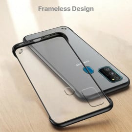 VAKU ® Samsung Galaxy M30S Frameless Semi Transparent Cover (Ring not Included)