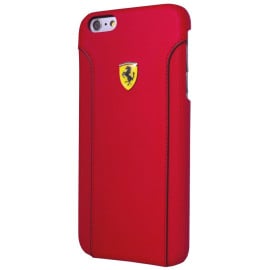 Ferrari ® Apple iPhone 6 Plus / 6S Plus 488 PistaSpider Double Stitched Dual-Material PU Leather Back Cover