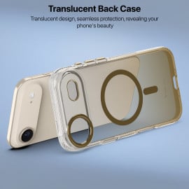 Vaku Luxos ® Apple iPhone 17 Air Triton Magpro Dual Matte Tone Scratch Resistant Camera Screen Protector Shockproof Protective Back Cover