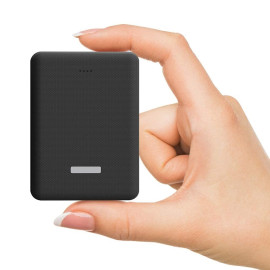 VAKU ® Smallest Pocket Size Power Bank 10000mAh Portable Dual USB Li-Polymer Fast Charging Power Bank
