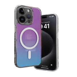 eller santé ® Apple iPhone 15 Pro Infinity MagPro Gradient Colored 6.5 Feet Drop Protection Shockproof Certified Mag-Safe Protective Back Cover