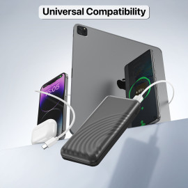 Dr Vaku ® NIXO 10000mAh Power Bank Triple Output Fast Charge