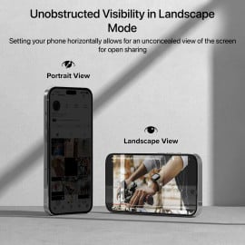 Vaku ® Apple iPhone 15 Plus Privacy Screen Protector Anti Scratch Anti-spy Protection Glass