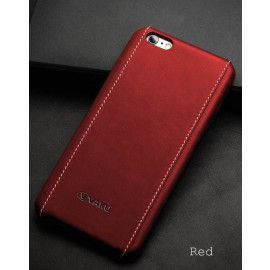 VAKU ® Apple iPhone 6 / 6S king Series 4 layer Stitch Leather Shell with Metallic Logo Display Back Cover